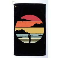 Trumpet Retro Style For Trumpet Player Golf Towel
