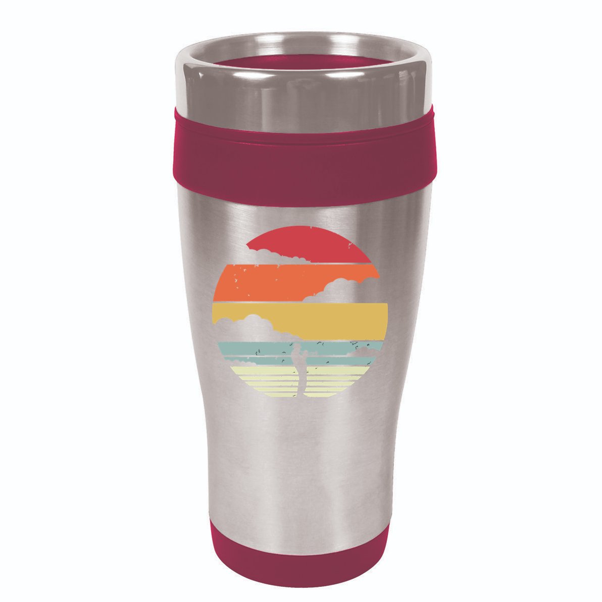 Trumpet Retro Style For Trumpet Player 16oz Travel Tumbler
