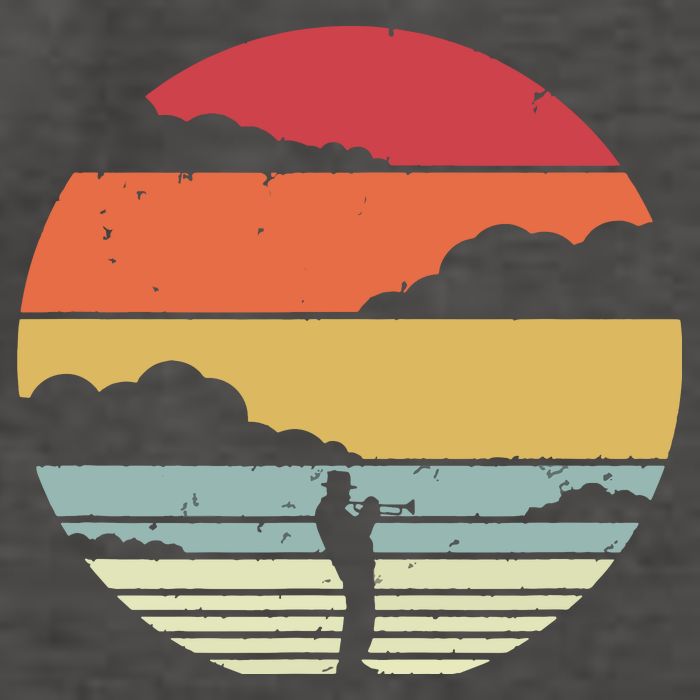 Trumpet Retro Style For Trumpet Player Vector Backpack