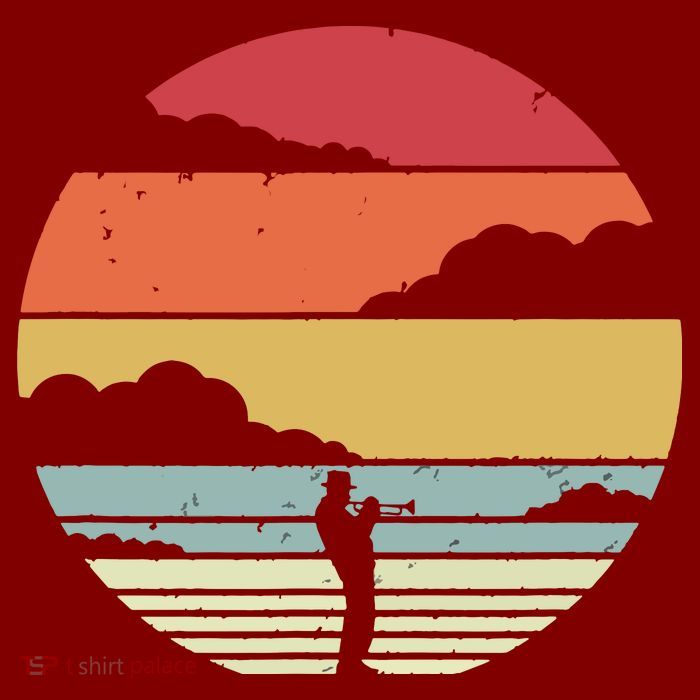 Trumpet Retro Style For Trumpet Player Performance Shirt