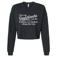 The Real Sanderlanche Is The Websites We Crashed Along The Way Cropped Pullover Crew