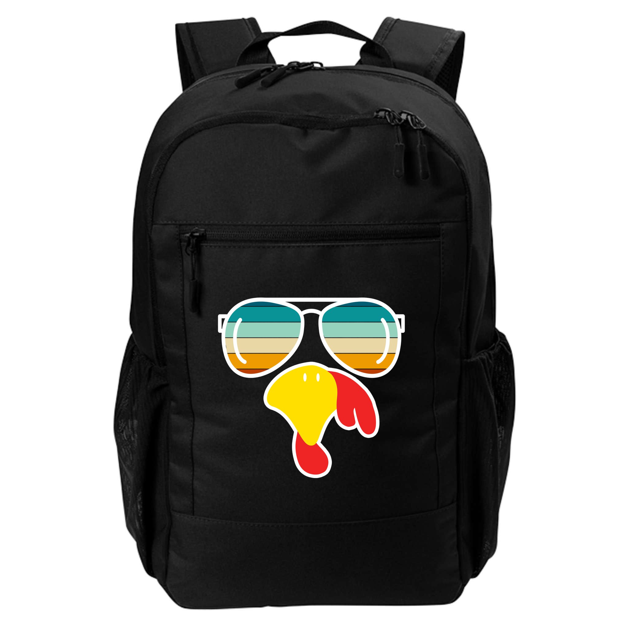 Turkey Retro Sunset Cool Thanksgiving Backpack