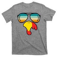 Turkey Retro Sunset Cool Thanksgiving T-Shirt