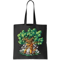 T Rex Smoking Joint Under A Tree Bag