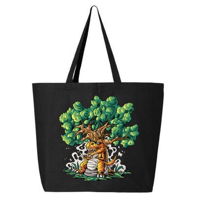 T Rex Smoking Joint Under A Tree 25L Jumbo Tote