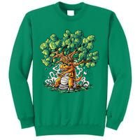 T Rex Smoking Joint Under A Tree Sweatshirt