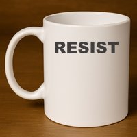 The Resist 11oz C Handle Ceramic Mug