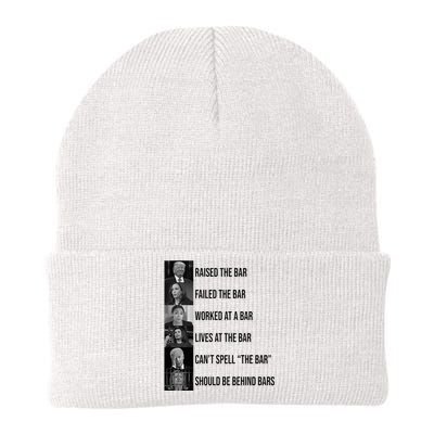 Trump Raised The Bar Failed The Bar Knit Cap Winter Beanie