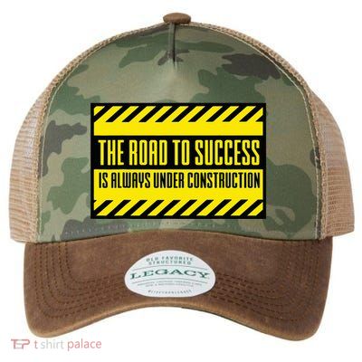 The Road To Success Is Always Under Construction Legacy Tie Dye Trucker Hat