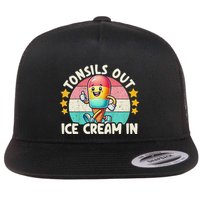 Tonsil Removal & Tonsillectomy Recovery Tonsils Out Flat Bill Trucker Hat