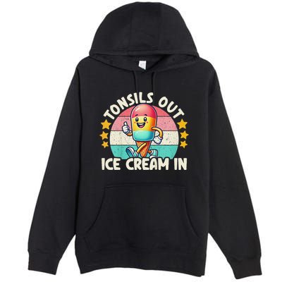 Tonsil Removal & Tonsillectomy Recovery Tonsils Out Premium Pullover Hoodie