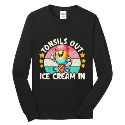 Tonsil Removal & Tonsillectomy Recovery Tonsils Out Tall Long Sleeve T-Shirt