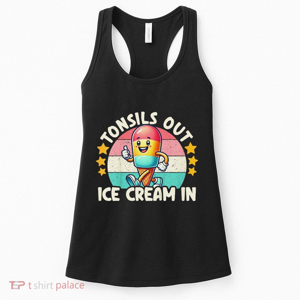 Tonsil Removal & Tonsillectomy Recovery Tonsils Out Womens Tank Top