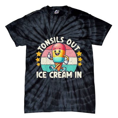 Tonsil Removal & Tonsillectomy Recovery Tonsils Out Tie-Dye T-Shirt
