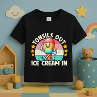 Tonsil Removal & Tonsillectomy Recovery Tonsils Out Toddler T-Shirt