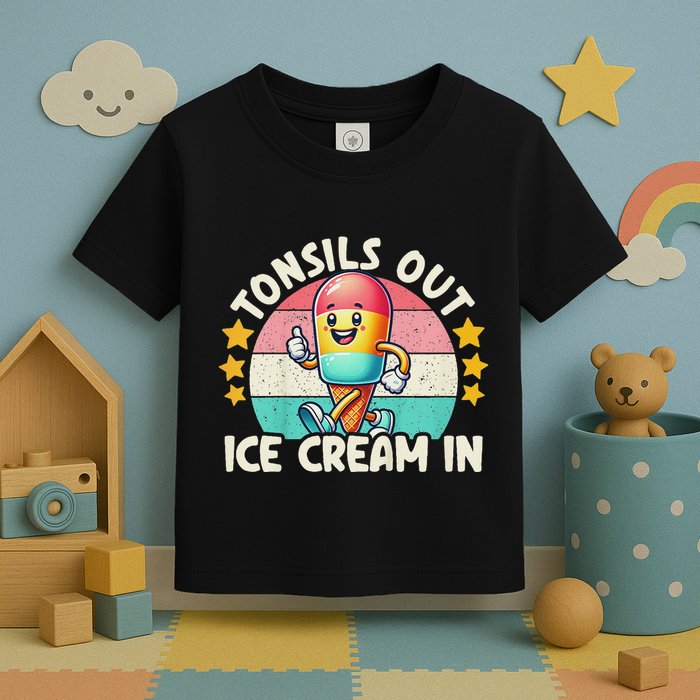 Tonsil Removal & Tonsillectomy Recovery Tonsils Out Toddler T-Shirt