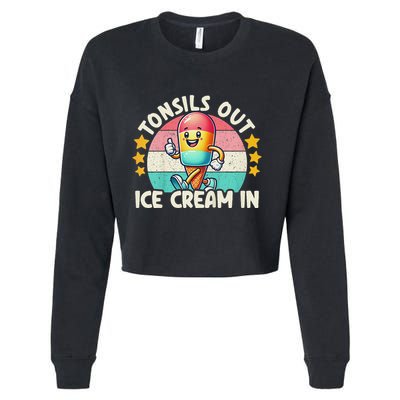 Tonsil Removal & Tonsillectomy Recovery Tonsils Out Cropped Pullover Crew