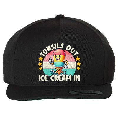 Tonsil Removal & Tonsillectomy Recovery Tonsils Out Wool Snapback Cap