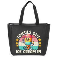 Tonsil Removal & Tonsillectomy Recovery Tonsils Out Zip Tote Bag