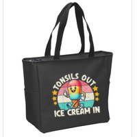 Tonsil Removal & Tonsillectomy Recovery Tonsils Out Zip Tote Bag