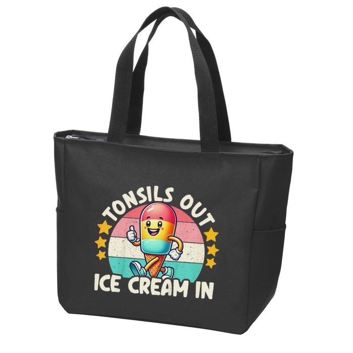 Tonsil Removal & Tonsillectomy Recovery Tonsils Out Zip Tote Bag