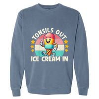 Tonsil Removal & Tonsillectomy Recovery Tonsils Out Garment-Dyed Sweatshirt