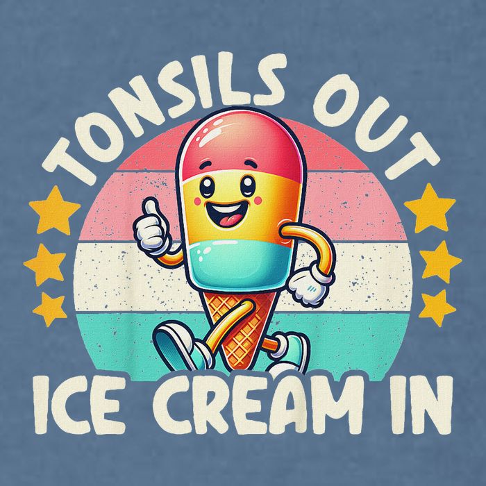 Tonsil Removal & Tonsillectomy Recovery Tonsils Out Garment-Dyed Sweatshirt