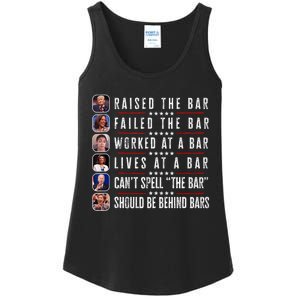 Trump Raised The Bar Harris Failed Funny Trump Politicians Ladies Essential Tank