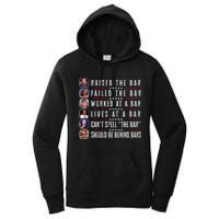 Trump Raised The Bar Harris Failed Funny Trump Politicians Women's Pullover Hoodie