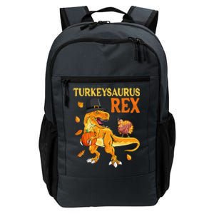 Turkeysaurus Rex Turkey Dab Dinothanksgiving Daily Commute Backpack