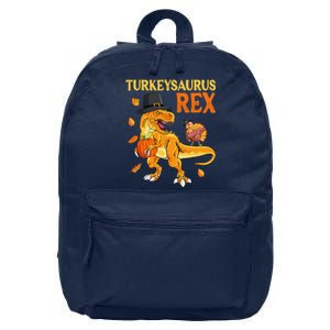 Turkeysaurus Rex Turkey Dab Dinothanksgiving 16 in Basic Backpack