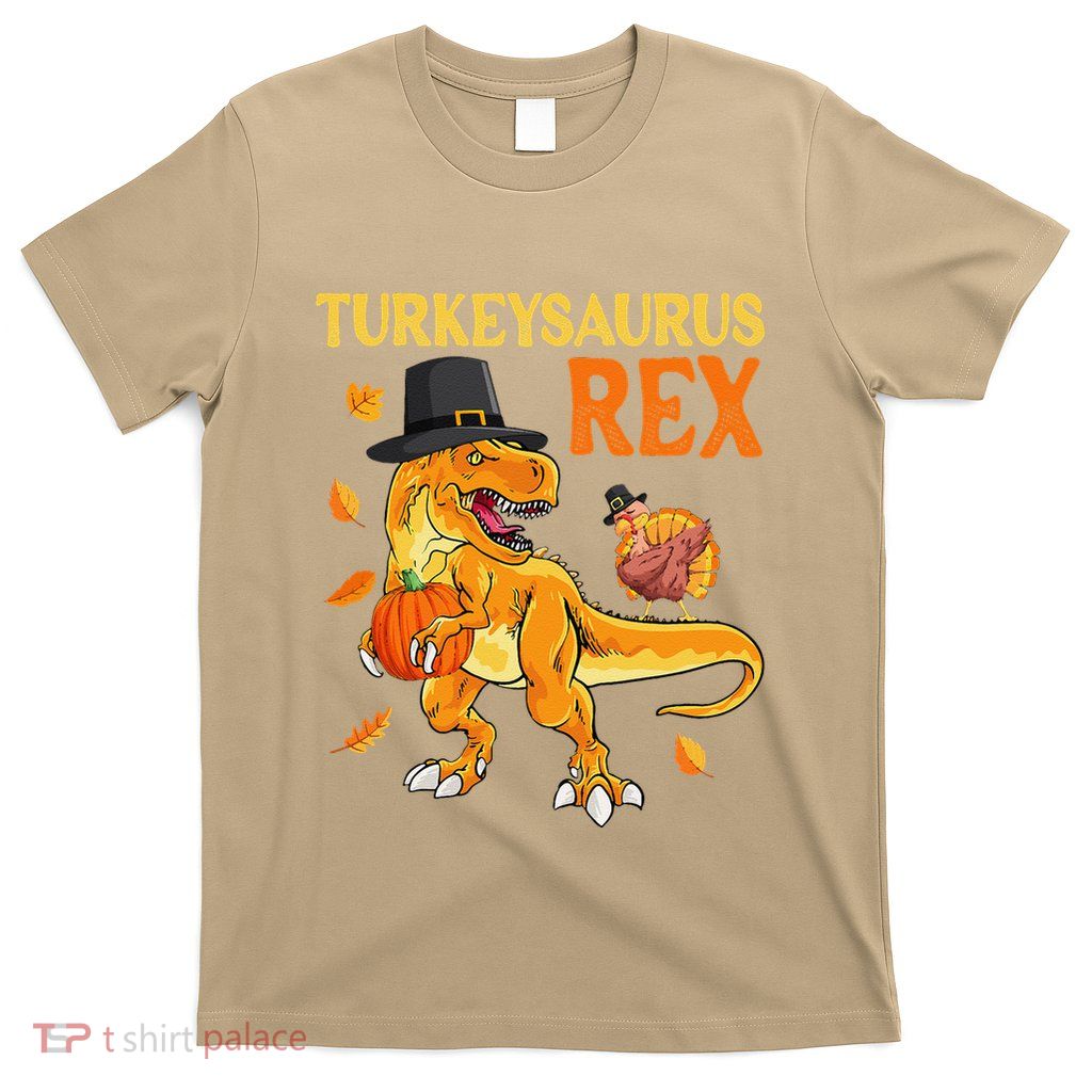 Turkeysaurus Rex Turkey Dab Dinothanksgiving T-Shirt