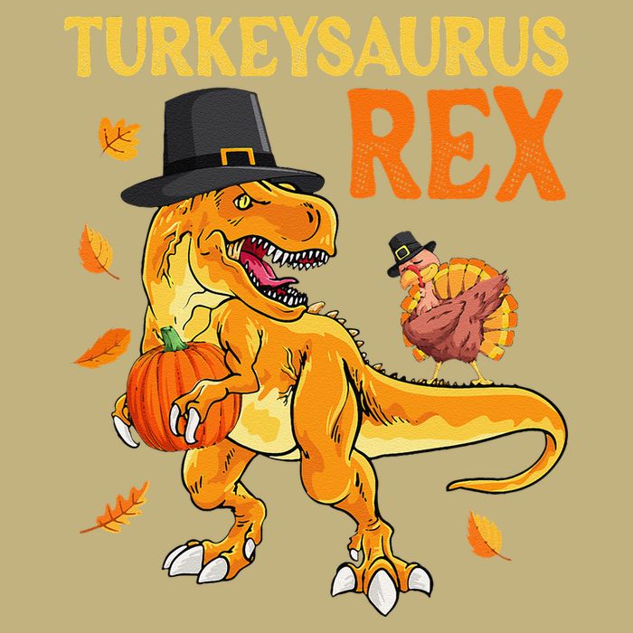 Turkeysaurus Rex Turkey Dab Dinothanksgiving Cooling Performance Long Sleeve Crew