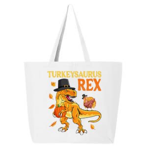 Turkeysaurus Rex Turkey Dab Dinothanksgiving 25L Jumbo Tote