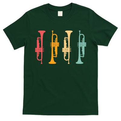 Trumpeter Retro Trumpet Silhouette For Trumpet Player T-Shirt