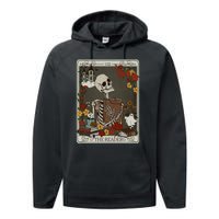 The Reader Tarot Card Bookish Performance Fleece Hoodie