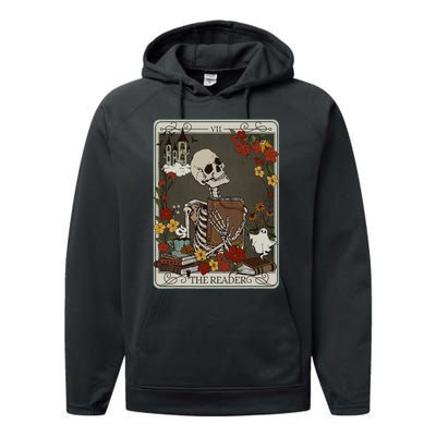 The Reader Tarot Card Bookish Performance Fleece Hoodie