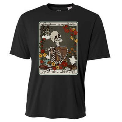 The Reader Tarot Card Bookish Cooling Performance Crew T-Shirt