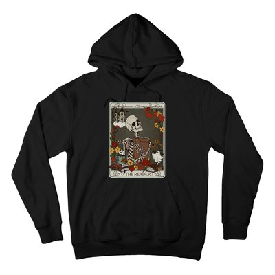 The Reader Tarot Card Bookish Hoodie