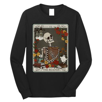 The Reader Tarot Card Bookish Long Sleeve Shirt