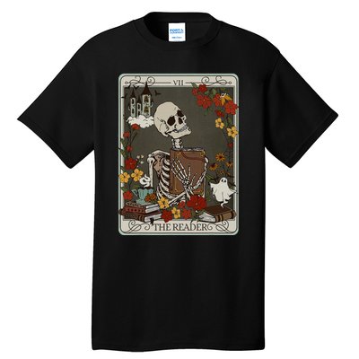 The Reader Tarot Card Bookish Tall T-Shirt