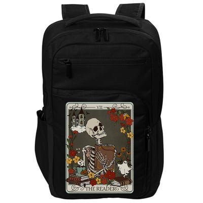 The Reader Tarot Card Bookish Impact Tech Backpack