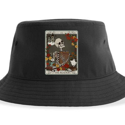 The Reader Tarot Card Bookish Sustainable Bucket Hat