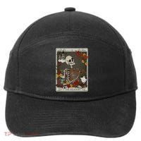 The Reader Tarot Card Bookish 7-Panel Snapback Hat