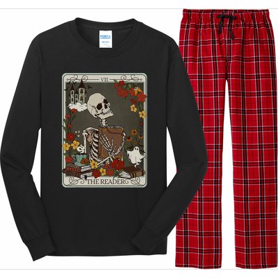 The Reader Tarot Card Bookish Long Sleeve Pajama Set