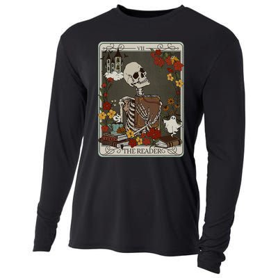 The Reader Tarot Card Bookish Cooling Performance Long Sleeve Crew