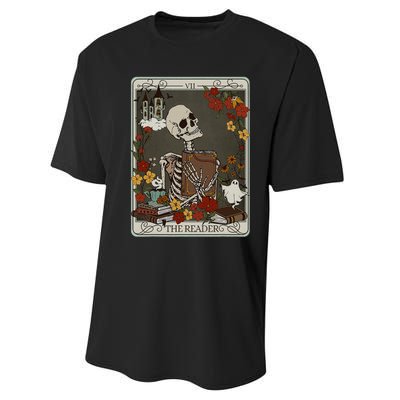 The Reader Tarot Card Bookish Performance Sprint T-Shirt