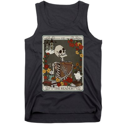 The Reader Tarot Card Bookish Tank Top