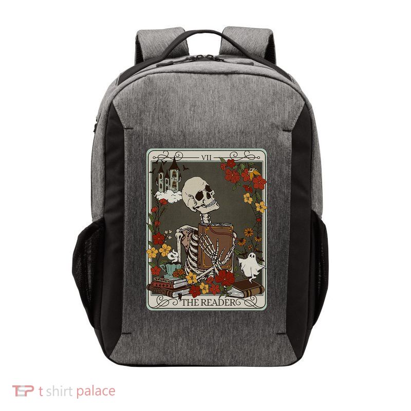 The Reader Tarot Card Bookish Vector Backpack
