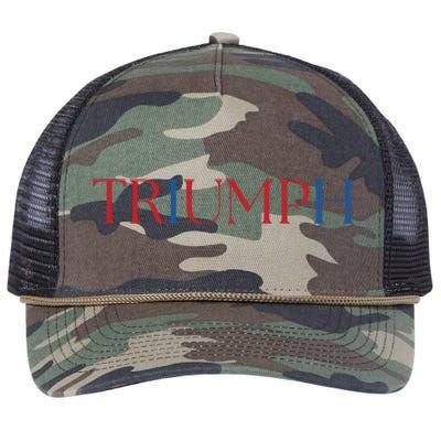 Triumph Republican Trump Retro Rope Trucker Hat Cap